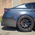 Rear arch pads for Lexus GS GSF
