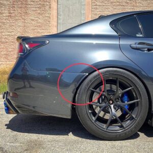 Накладки задних арок Lexus GSF GS