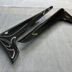 Карбоновые накладки порогов TRD v1 Lexus GS GSF