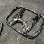 Forged carbon nameplates for Honda Accord 8