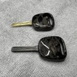 Forged carbon key Toyota