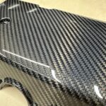 Carbon fiber engine manifold cover K24 Honda Accord