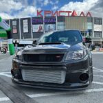 Carbon fiber hood insert Subaru Forester SH