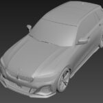 Карбон передняя губа BMW3 G20 G21